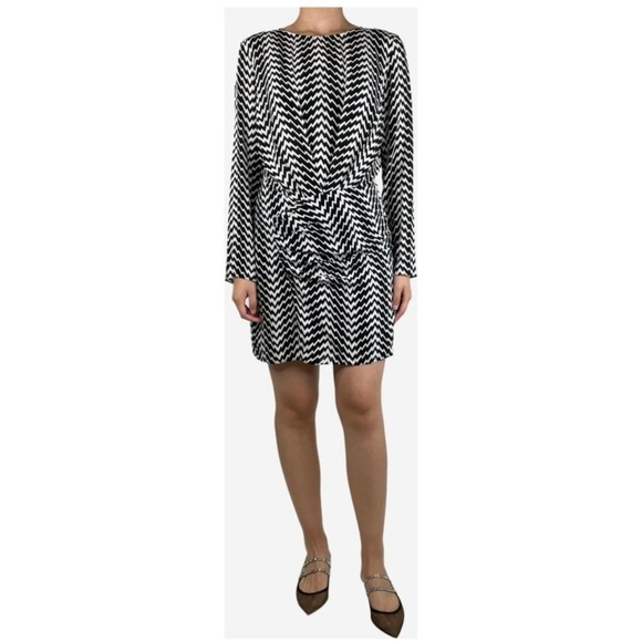 THE KOOPLES
Graphic-print draped-waist woven mini dress - Picture 4 of 11